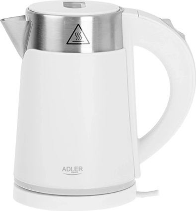 Elektrická rychlovarná konvice Adler 0,6 l – Bílá