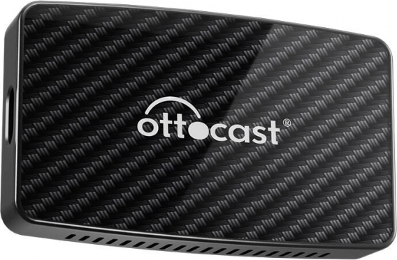 Ottocast 4 v 1 bezdrátový adaptér CarPlay/Android Auto (černý)