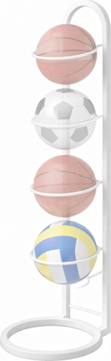 Úsporný vertikální design pro 4 míče