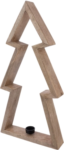 Přírodní mangové dřevo s výraznou kresbou