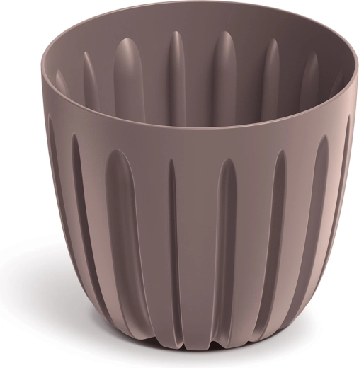Plastový květináč Wario 16,8 cm marsala
