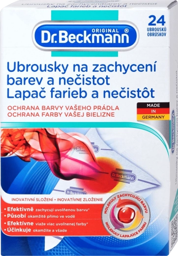 Dr. Beckmann lapač barev a nečistot z mikrovlákna 24 ks