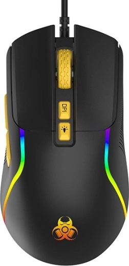Myš s DPI 1000–7200 a RGB efekty