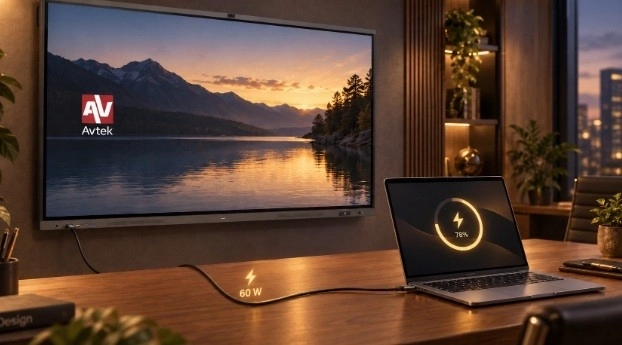 Obraz 4K a napájení notebooku