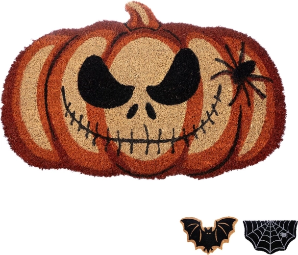 Vstupní rohož z kokosového vlákna s plastovým podkladem Halloween mix