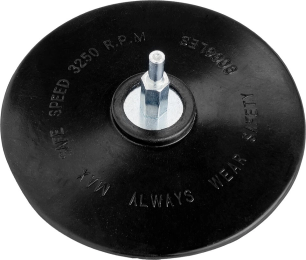 Unašeč smirkového papíru 125 mm se suchým zipem