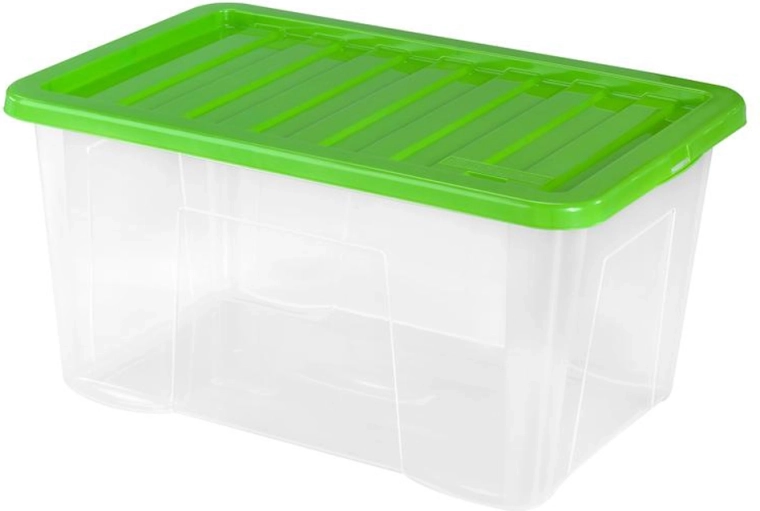 Plastový úložný box s víkem HEIDRUN Quasar 60 l
