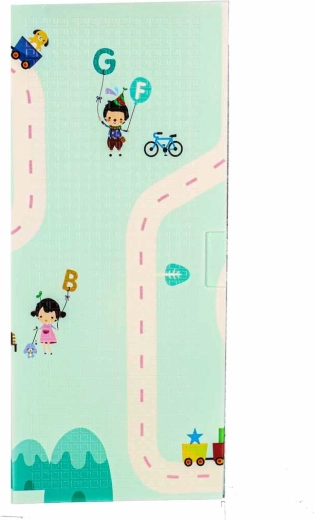 Oboustranný design: pandy a silnice