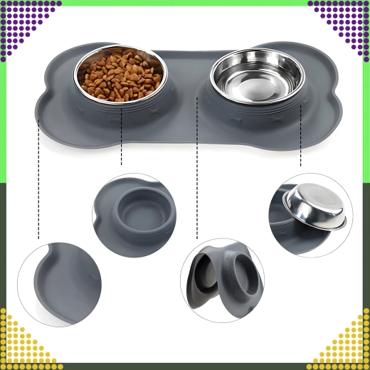 Protiskluzová silikonová podložka s vyvýšeným okrajem