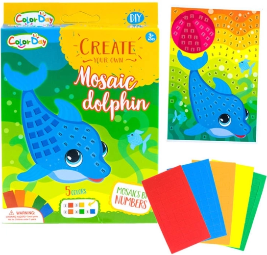 Kreativní pěnová mozaika – samolepicí výtvarný set – Mozaika