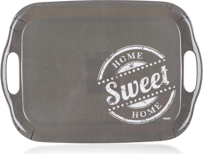 Tác Sweet home ii z melaminu šedý 36 × 25,5 cm