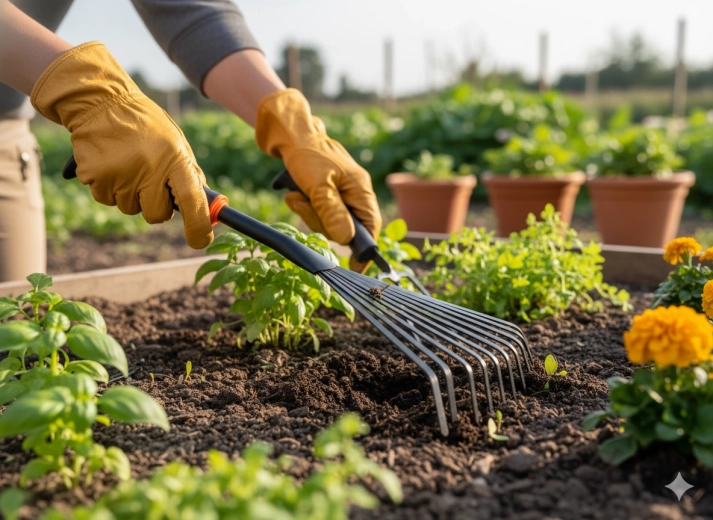 Odolné kovové prsty pro kultivaci půdy