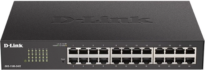 D-LINK DGS-1100-24V2 chytrý gigabitový přepínač 24× GE