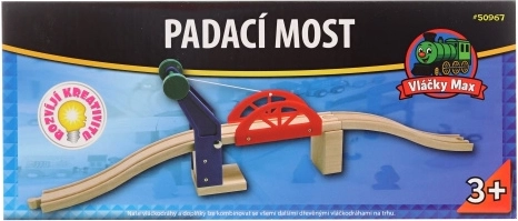 Vláčky Max padací most pro dřevěnou vláčkodráhu