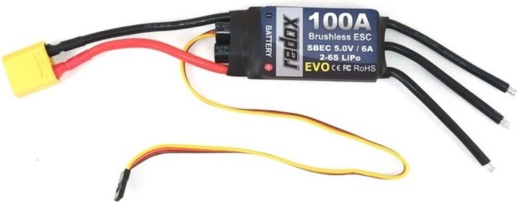 Regulátor otáček Redox Evo 100A pro bezkartáčové motory - 1 kus