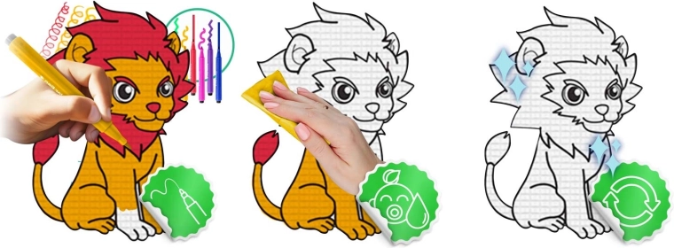 Kresli, setři a kresli znovu – nekonečná zábava bez nepořádku