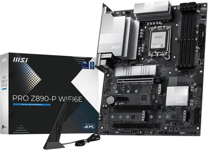 MSI Pro z890-p wifi 6e základní deska atx pro intel lga1851