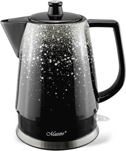 Keramická rychlovarná konvice MAESTRO 1,5 l, 1500 W, stříbrná