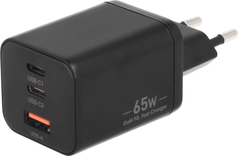 GaN technologie a výkon až 65 W