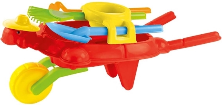 Mochtoys kolečko s nářadím pro děti – želvička