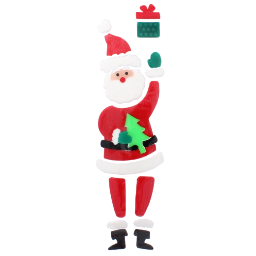 Kouzelný SANTA na okně během chvilky