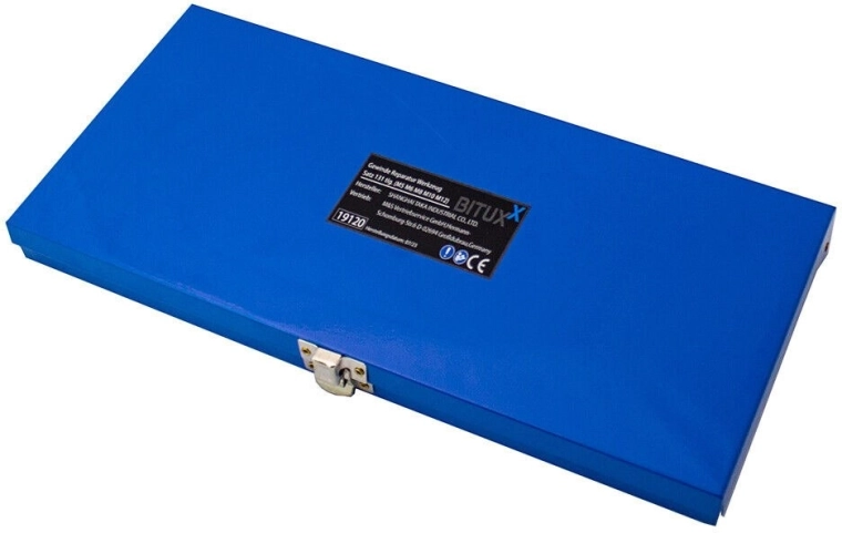 Pevný kovový kufr pro ochranu a pořádek