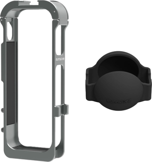 Sunnylife kovový magnetický rámeček se silikonovým krytem objektivu pro INSTA360 X5