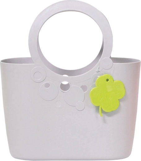 Stylová plastová taška LILY, světle fialová 6,4 l