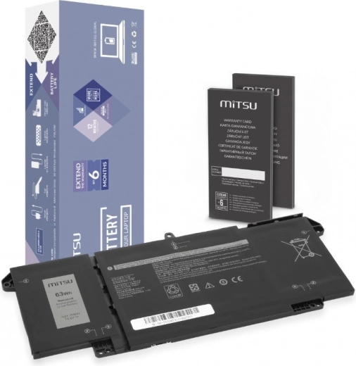 Baterie MITSU pro Dell Latitude 5320 7320 7420 7520 - 15,2V 4144 mAh (63 Wh)