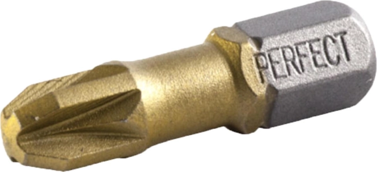 Titanový bit Pozidriv PZ2 25 mm (2 ks) STALCO