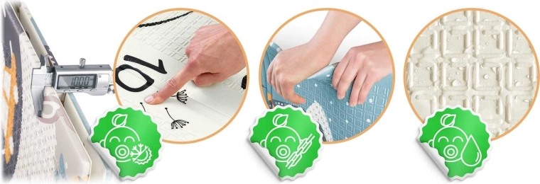 Silná, měkká a bezpečná pěna XPE