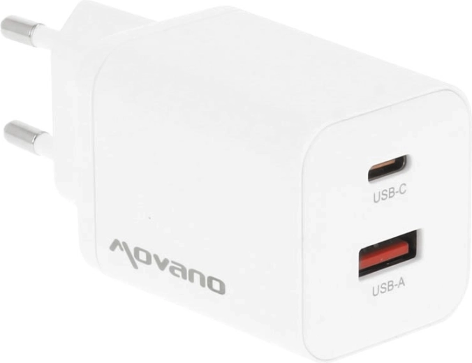 USB‑C + USB‑A: nabíjejte dvě zařízení současně