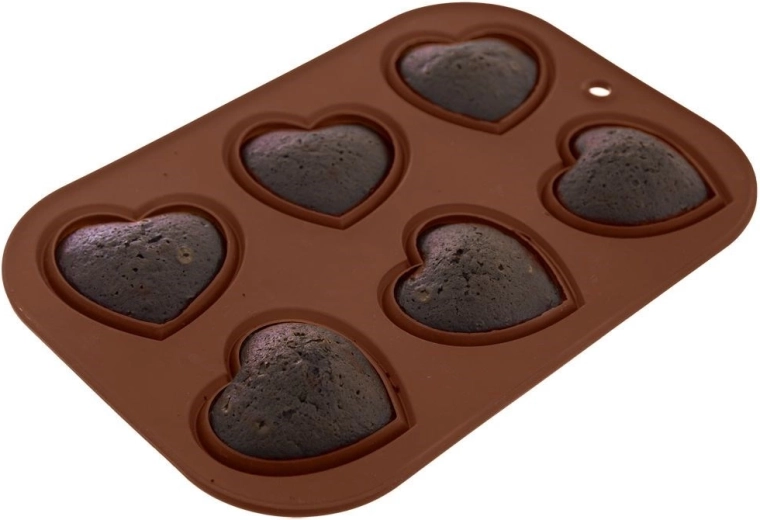 6 srdíčkových formiček najednou