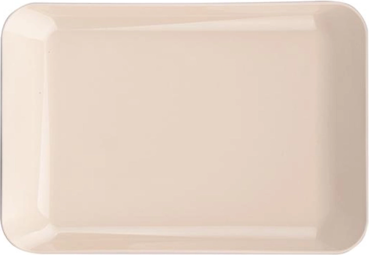 Plastový servírovací podnos 19 × 13 cm – mix barev