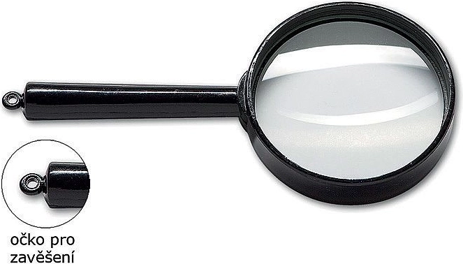 Lupa CONCORDE s plastovým rámečkem, průměr 40 mm