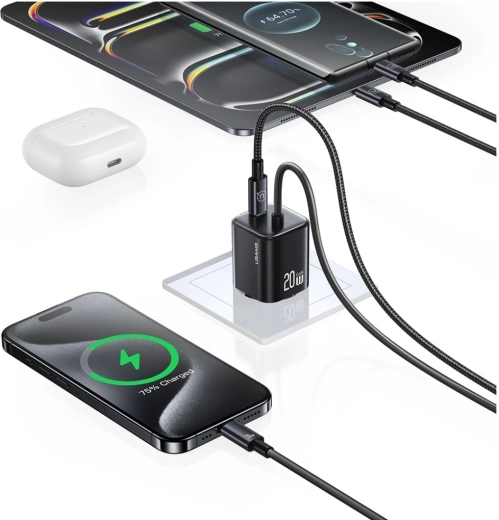 Nabíjejte dvě zařízení současně (2× USB‑C)