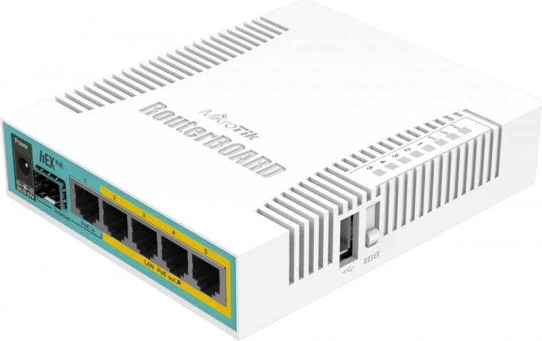 MikroTik RouterBOARD hEX PoE gigabitový router