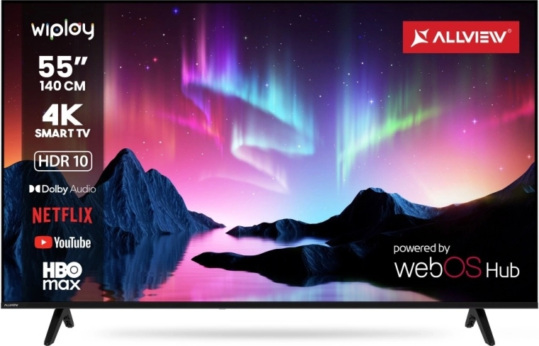 55palcová chytrá televize s webOS