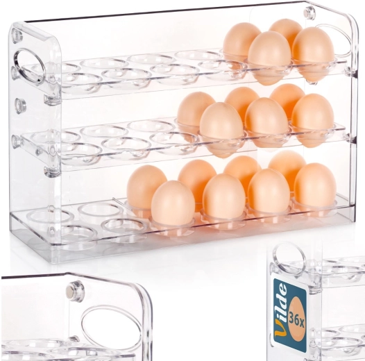 Až 36 vajec na třech patrech