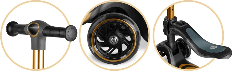 Roste s dítětem: nastavitelná řídítka a sedátko