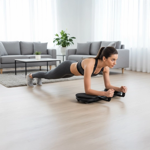 Core trénink s kluzem a stabilní oporou