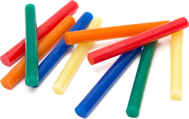 Barevné tavné tyčinky do lepicí pistole 11 mm - 1 kus