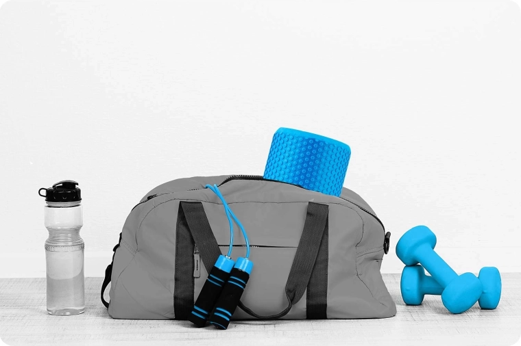 Kompaktní rozměry na cesty i do posilovny