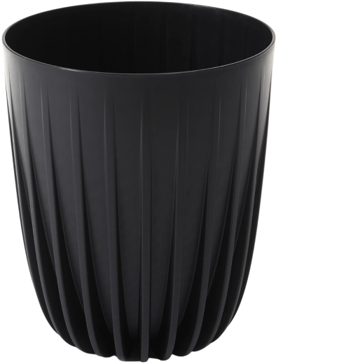 Květináč Mira Eco Recycled 39 cm černý