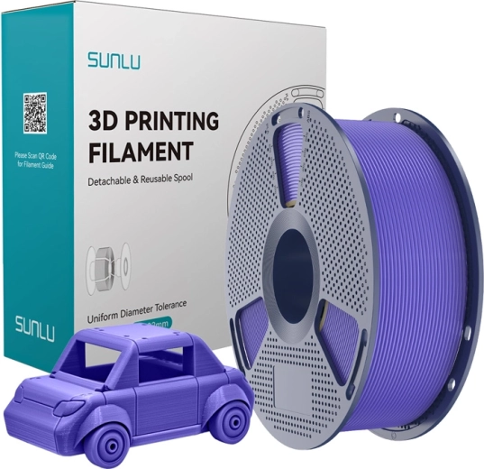 PETG filament Sunlu – Levandulově fialová