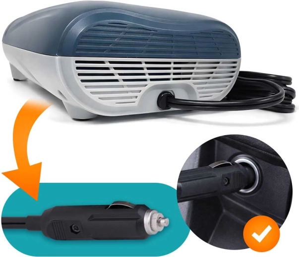 Napájení z 12V autozásuvky a funkce vyfukování