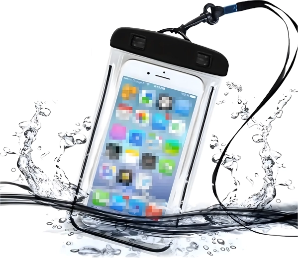 Průhledné okénko pro ovládání telefonu