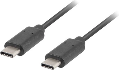 Kabel USB-C na USB-C 2.0, 1 m, černý