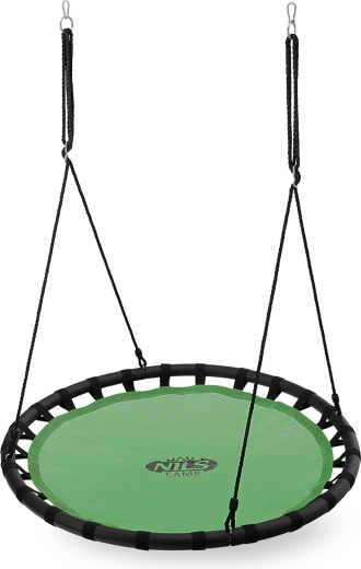 NILS Camp houpačka čapí hnízdo 120 cm zelená