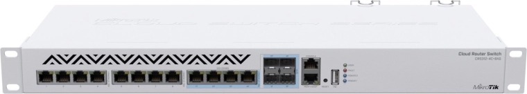 Cloud router switch 8× 10GbE a 4× combo porty